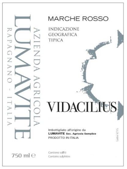 Etichetta Marche Rosso Vidacilius Lumavite