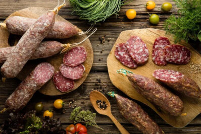 Salame fabriano Soppressato in Tagliere