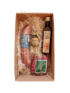 Confezione Regalo Ciauscolo e Olio al Tartufo