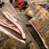 Pancetta Tesa di maiale Trancio sottovuoto da 0,5 kg Salumificio Tomassoni
