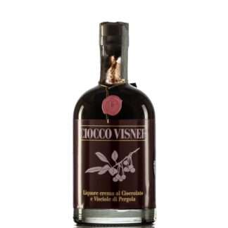 Liquore crema al cioccolato e visciole di Pergola Visner