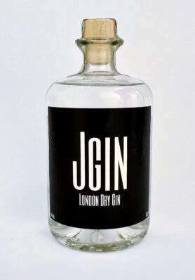 Gin artigianale di Jesi il JGIN London Dry Gin vol 43% da 70 cl