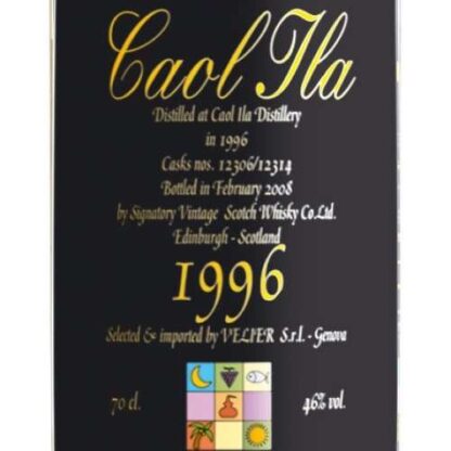 Caol Illa 1996 etichetta