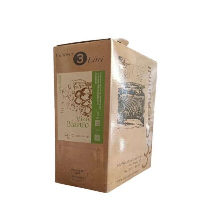 Bag in Box di Vino Bianco doc da 3 litri cantina Cherubini - immagine 2