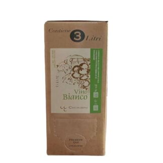 Bag in box 3 litri Vino Bianco Cherubini