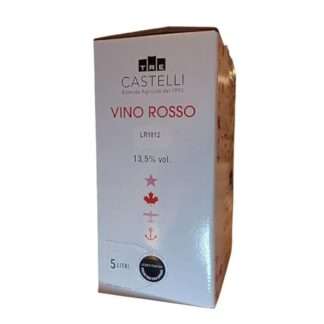 Bag in box 5 litri Vino Rosso Tre Castelli