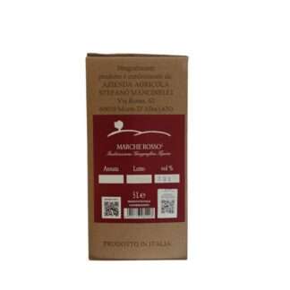 Bag in box 5 litri Marche Rosso Mancinelli