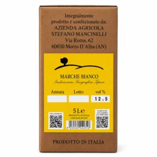 Bag in box da 5 litri Mancinelli Verdicchio