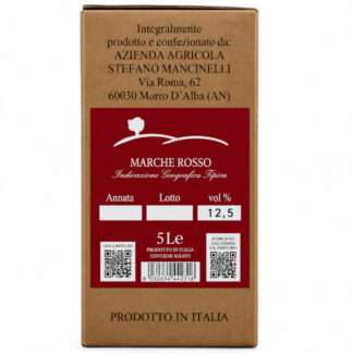 Bag in Box di Marche Rosso Igt - 5 litri - cantina Mancinelli